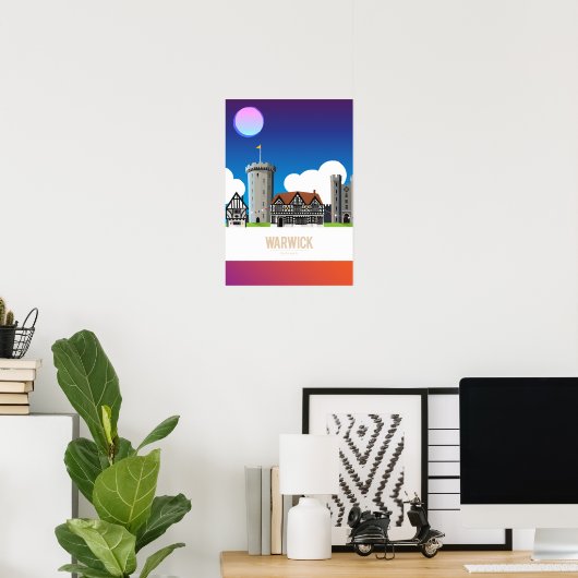 Warwick, England ポスター (ホームオフィス)