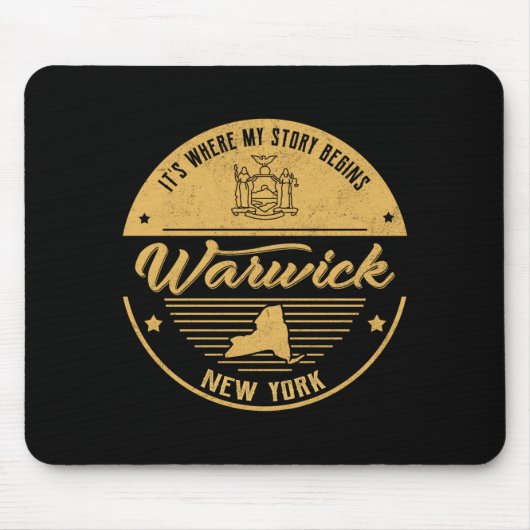 Warwick New York Its Where My Story Begins  マウスパッド (正面)