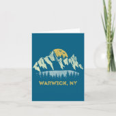 Warwick New York Mountain Sunset Sunrise Ny  カード (正面)