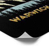 Warwick New York Mountain Sunset Sunrise Ny  ポスター (角)