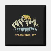 Warwick New York Mountain Sunset Sunrise Ny  マグネット (正面)