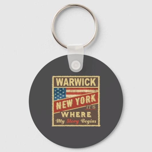 Warwick Ny Its Where My Story Begins  キーホルダー (正面)