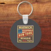 Warwick Ny Its Where My Story Begins  キーホルダー (正面)
