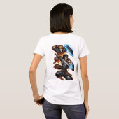 🌪️ Warzone Legends - Explosive漫画アートティー Tシャツ (裏面フル)