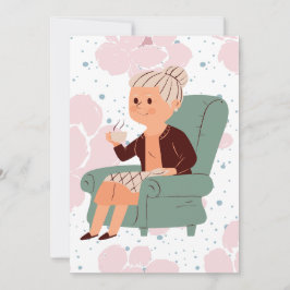 Was ist eine Oma? Schwangerschaft verkünden  招待状