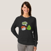 Wasabi Salmon Sushi Japanese Horseradish Paste Con Tシャツ (正面フル)