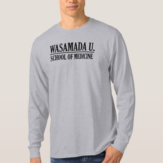 WASAMADA U.の医科大学院 Tシャツ (正面)