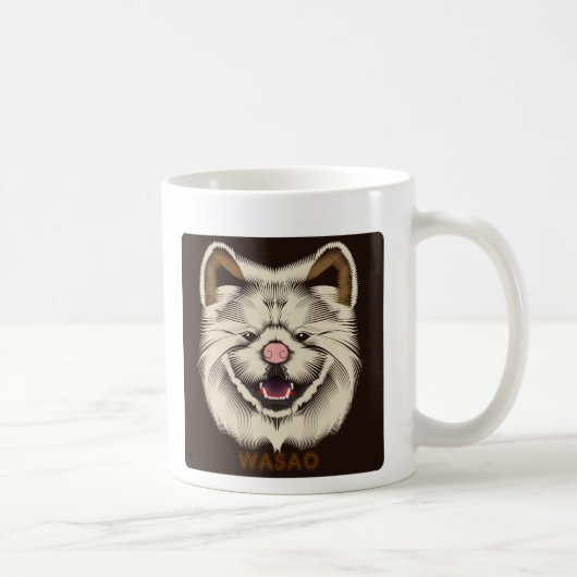 Wasao Mug "BE WILD?" コーヒーマグカップ (右)