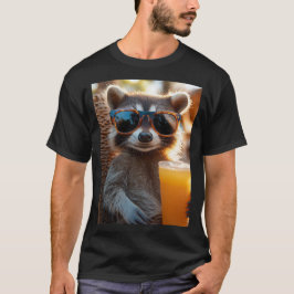 Waschbär bleibt cool tシャツ