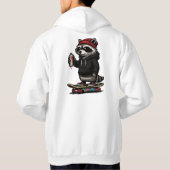 Waschbär Skate Graffiti パーカ (裏面)