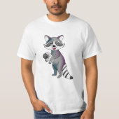Waschbär und Schaf Tシャツ (正面)