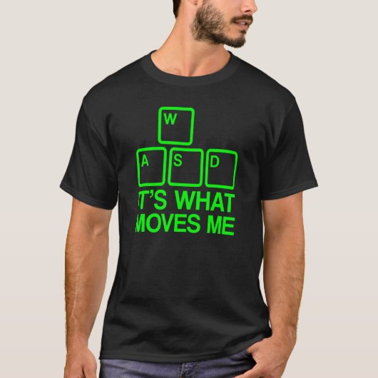 WASDが僕を動かす 1 Tシャツ (正面)