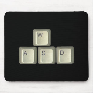 WASDの鍵 マウスパッド