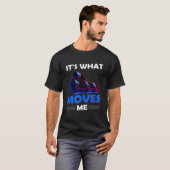 Wasd It's What Moved Me Pc おもしろい Gamer Computer Tシャツ (正面フル)