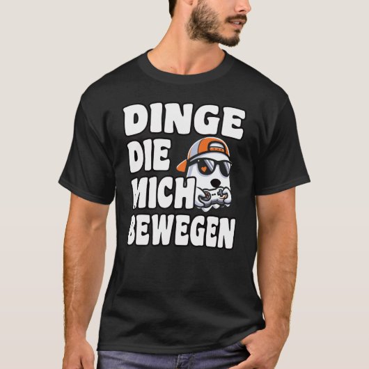 WASD Lustige Tastatur Sprüche für PC Gamer Fans Tシャツ (正面)