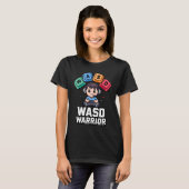 WASD Warrior PC Gamer Tshirts for Gaming Tシャツ (正面フル)