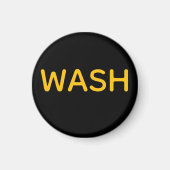 WASH ロゴ 食洗機 マグネット (正面)