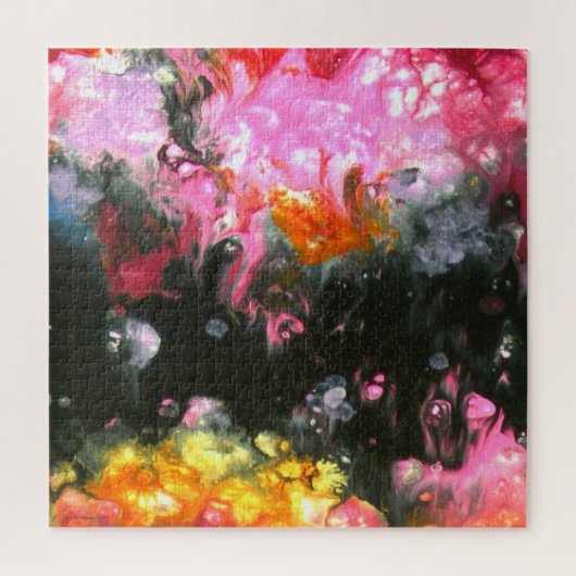 "Wash #3", abstract, psychedelic ジグソーパズル (縦)