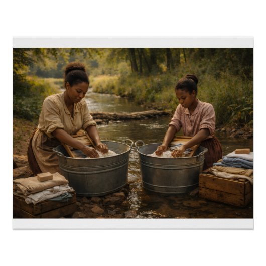 Wash Day at the Creek ポスター (正面)