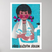 Wash Hands Before Meals - Matchbox Print ポスター (正面)