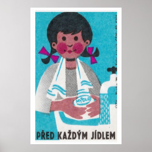 Wash Hands Before Meals - Matchbox Print ポスター (正面)