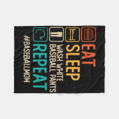 Wash White Sell Pants Moms Against White Sell Pant フリースブランケット (正面(横))