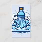 WASH with QR code 名刺 (正面)