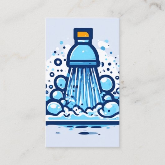 WASH with QR code 名刺 (正面)