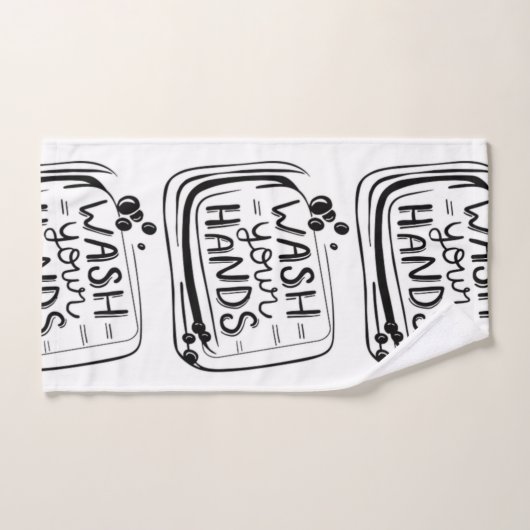 Wash Your Hands Hand Towel ハンドタオル (ハンドタオル)