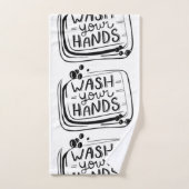 Wash Your Hands Hand Towel ハンドタオル (ハンドタオル)