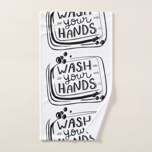 Wash Your Hands Hand Towel  ハンドタオル (ハンドタオル)