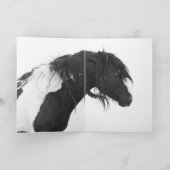 Washakie at Dawnワイルドホースグリーティングカード カード (内部)