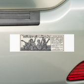 Washburnの広告のステッカー バンパーステッカー (車上)