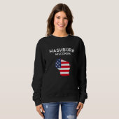Washburn Wisconsin USA State America Travel Wiscon スウェットシャツ (正面フル)