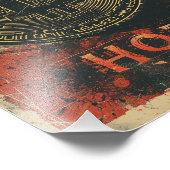 Washed Bitcoin hodl crypto blockchain フォトプリント (角)