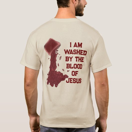 Washed by the blood  tシャツ (裏面)