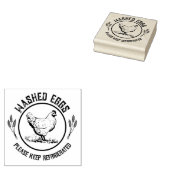 Washed Eggs Keep Refrigerated ラバースタンプ (押印)