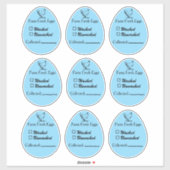 Washed or Unwashed Egg Sticker Collected Date シール (シート)