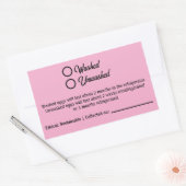 Washed Unwashed Chicken Egg Carton Packaging 長方形シール (封筒)