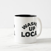 Washed Up Local | Bold Typography Classic Mug ツートーンマグカップ (正面右)
