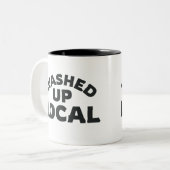 Washed Up Local | Bold Typography Classic Mug ツートーンマグカップ (正面左)