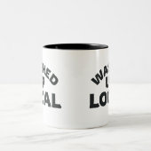 Washed Up Local | Bold Typography Classic Mug ツートーンマグカップ (中央)