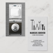 Washer and Dryer | Repair Tools 名刺 (正面/裏面)