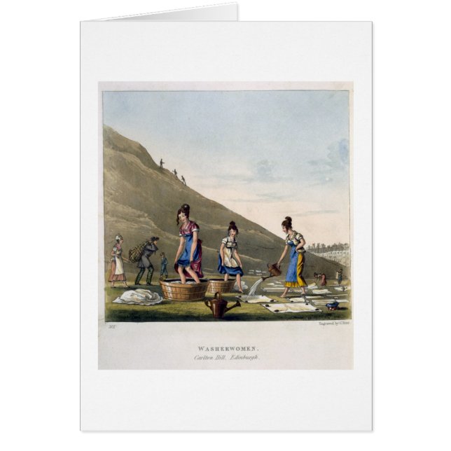 Washerwomen、Caltonの丘、「空気のようなからのエジンバラ、 (正面)