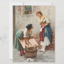 Washerwomen Sharing the News