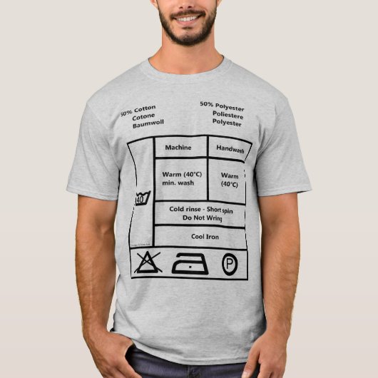 Washing label tシャツ (正面)