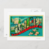 Washington – ラージ・レター・シーン ポストカード (正面/裏面)