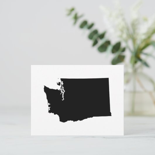 Washington Announcementへの独自の移行の作成 ポストカード (スタンド正面)