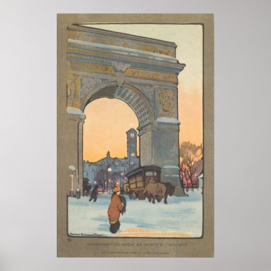 Washington Arch - Rachael R. Elmer Fine Art Poster ポスター (正面)