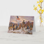Washington at Valley Forge by Edward P. Moran カード (黄色い花)